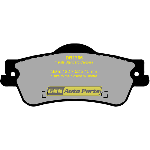 Rear Brake Disc Pads DB1766 thumbnail