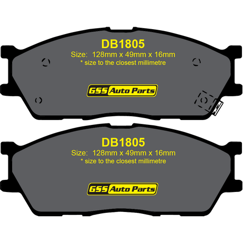DBA Front Street Series Brake Pads DB1805SS DB1805 thumbnail