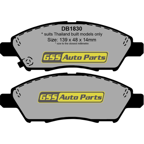 Front Ultra Plus Ceramic Brake Pads DB1830UP DB1830 thumbnail