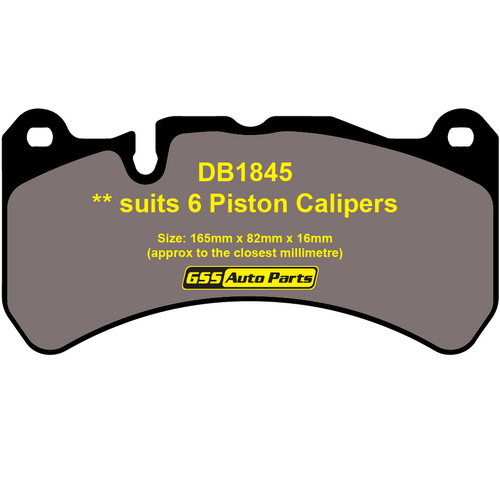 DBA Front Street Series Brake Pads DB1845SS DB1845 thumbnail