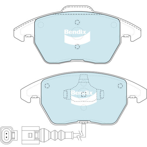Bendix Front GCT Brake Pads DB1849GCT thumbnail