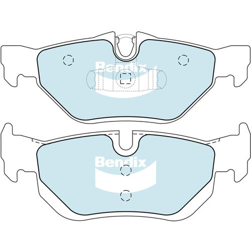 Bendix Rear EURO+ Brake Pad DB1858-EURO+ thumbnail