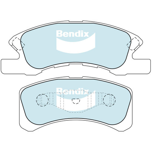 Bendix Front GCT Brake Pads DB1912GCT thumbnail