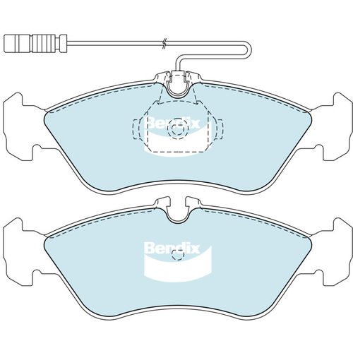 Bendix Rear Heavy Duty Brake Pads DB1960HD thumbnail