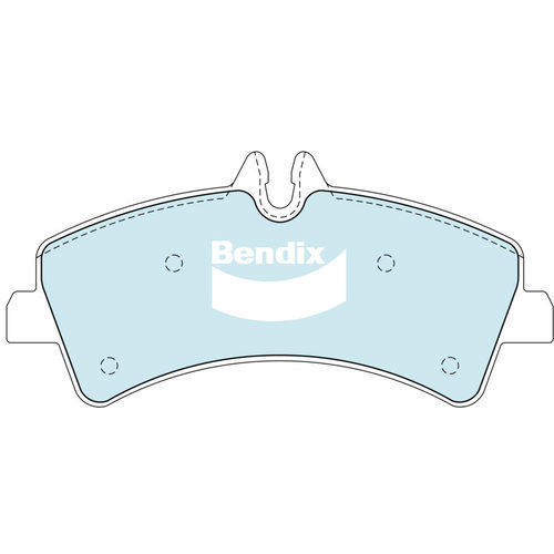 Bendix Front Heavy Duty Brake Pads DB1975HD thumbnail