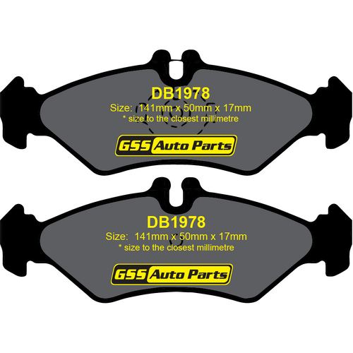 DBA Rear Street Performance Brake Pads DB1978SP DB1978 thumbnail