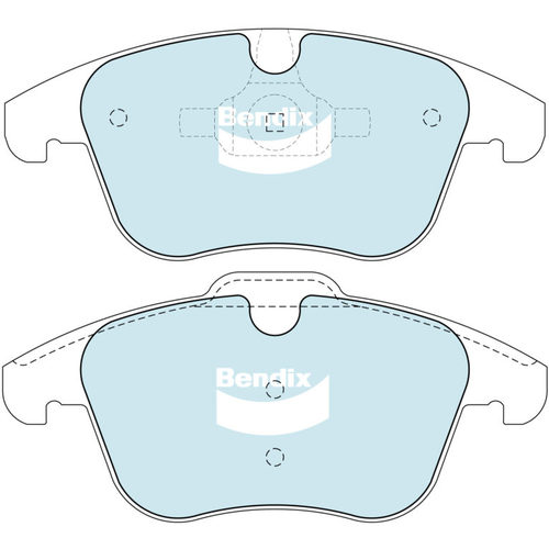Bendix Front Heavy Duty Brake Pads DB1998HD thumbnail