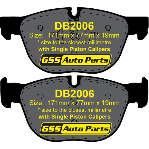 Bendix Front EURO+ Brake Pads DB2006-EURO+ thumbnail