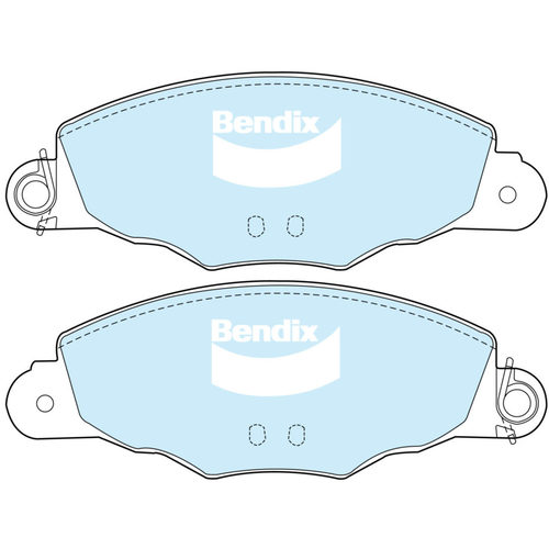 Bendix Front Heavy Duty Brake Pads DB2012HD DB2012 thumbnail
