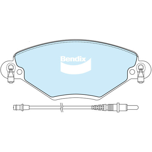 Bendix Front EURO+ Brake Pads DB2016-EURO+ thumbnail