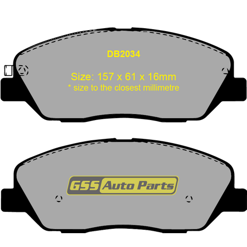 DBA Front Street Performance Brake Pads DB2034SP DB2034 thumbnail
