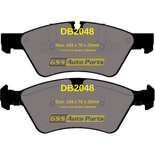 Bendix Front EURO+ Brake Pad DB2048-EURO+ thumbnail