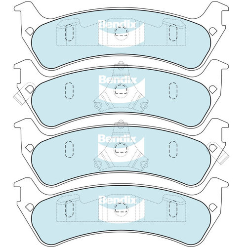 Bendix Rear 4WD Brake Pads DB2171-4WD thumbnail
