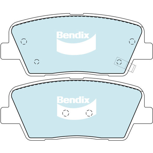 Bendix Rear Heavy Duty Brake Pad Set DB2178HD thumbnail