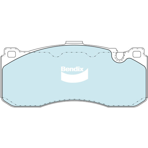 Bendix Front EURO+ Brake Pad Set DB2195-EURO+ thumbnail