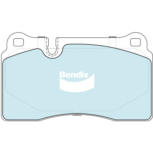Bendix Front Heavy Duty Brake Pads DB2228HD thumbnail