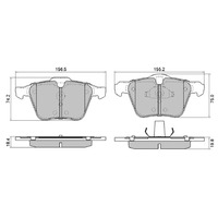 Bendix Front GCT Brake Pads DB2236GCT thumbnail