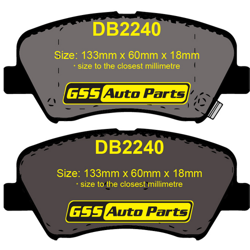 DBA Front Street Series Brake Pads DB2240SS DB2240 thumbnail