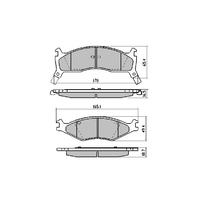 Bendix Front 4WD Brake Pads DB2248-4WD thumbnail