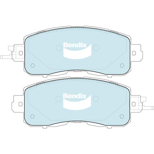 Bendix Front GCT Brake Pads DB2336GCT thumbnail