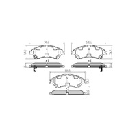 Bendix Front 4WD/SUV Brake Pads DB2430-4WD thumbnail