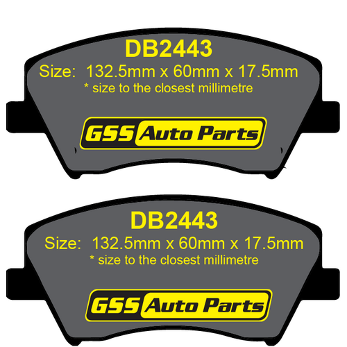 DBA Front Street Series EV Brake Pads DB2443SSEV DB2443 thumbnail
