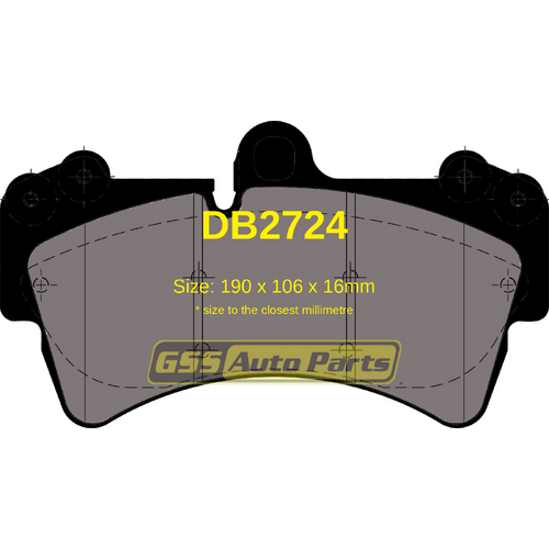 BENDIX EURO+ BRAKE PADS 92377270 thumbnail