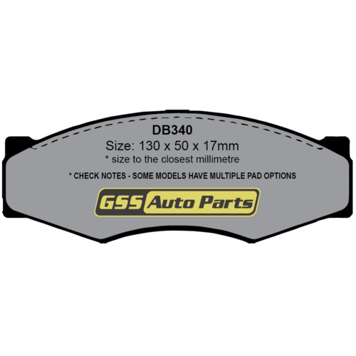 Front Ultra 4wd Brake Pads DB340F DB340 thumbnail