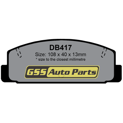 Rear Ultra Ceramic Brake Pads DB417CP DB417 thumbnail