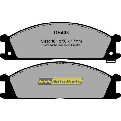 Bendix Front 4WD Brake Pads DB438-4WD thumbnail