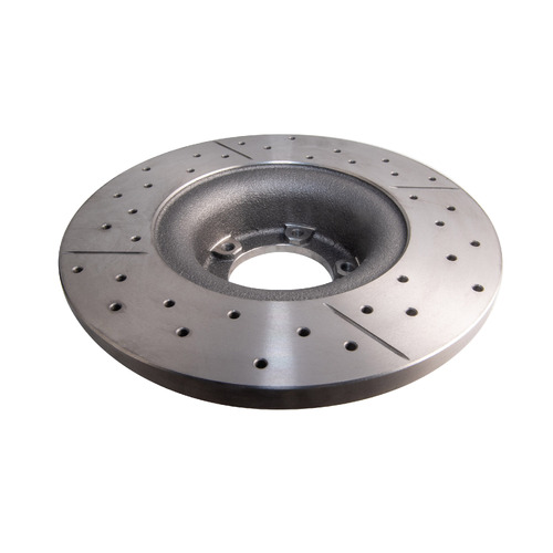 DBA Street Series Gold Cross Drilled & Slotted Brake Rotor (1) DBA003X RDA3 thumbnail