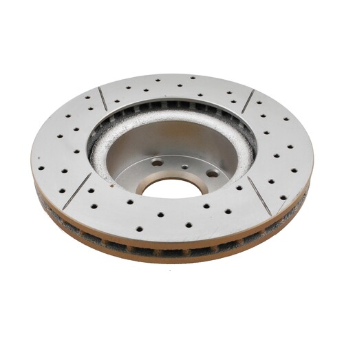 DBA Front Street Series Gold Cross Drilled & Slotted Brake Rotor (1) DBA040X RDA40 thumbnail