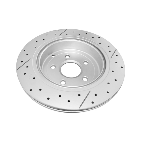DBA Street Series Gold Cross Drilled & Slotted Brake Rotor (1) DBA2029X thumbnail