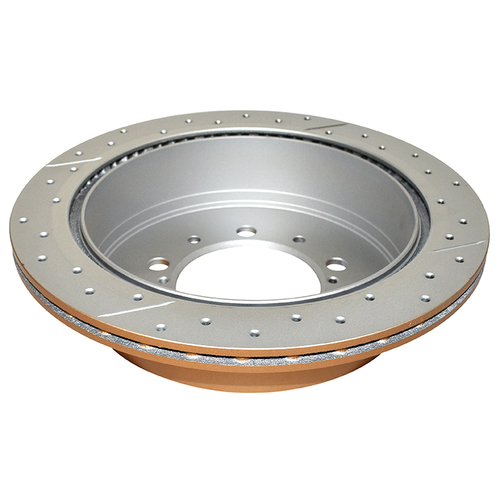 DBA To Be Replaced By Dba2723x En-shield And Gold Cross-drilled/slotted Kp DBA2723EX thumbnail