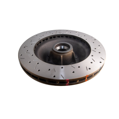 DBA 4000 Series Gold Cross Drilled & Slotted Brake Rotor (1) DBA4019XS thumbnail