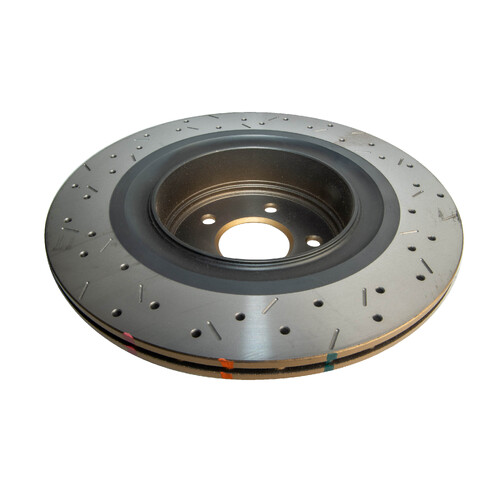 DBA 4000 Series Gold Cross Drilled & Slotted Brake Rotor (1) DBA42315XS thumbnail