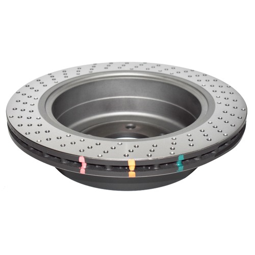 DBA 4000 Series Cross Drilled & Dimpled Brake Rotor (1) DBA42483XD thumbnail