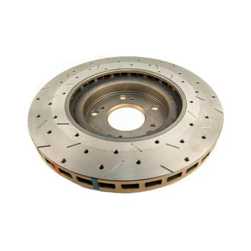 DBA 4000 Series Gold Cross Drilled & Slotted Brake Rotor (1) DBA42500XS thumbnail