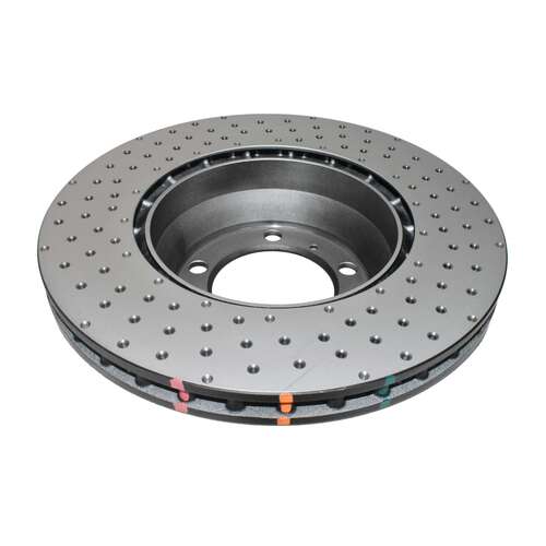 DBA 4000 Series Cross Drilled & Dimpled Brake Rotor (1) DBA42593XD thumbnail