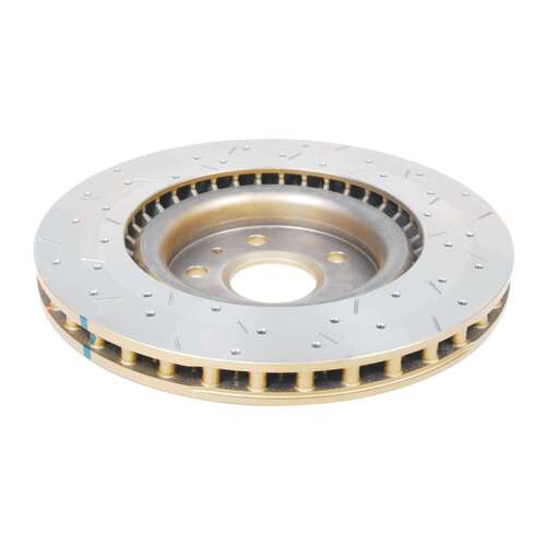 DBA 4000 Series Gold Cross Drilled & Slotted Brake Rotor (1) DBA42604XS thumbnail
