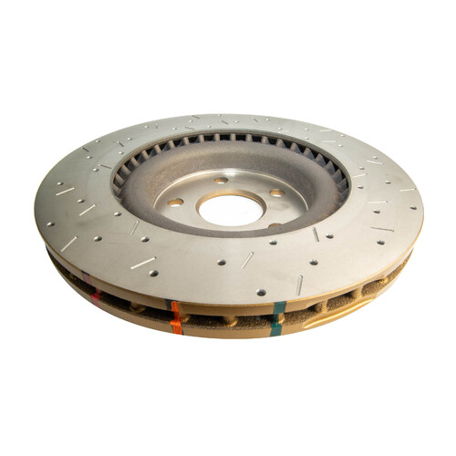 DBA 4000 Series Gold Cross Drilled & Slotted Brake Rotor (1) DBA42632XS thumbnail