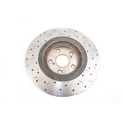 DBA 4000 Series Gold Cross Drilled & Slotted Brake Rotor (1) DBA42748XS thumbnail