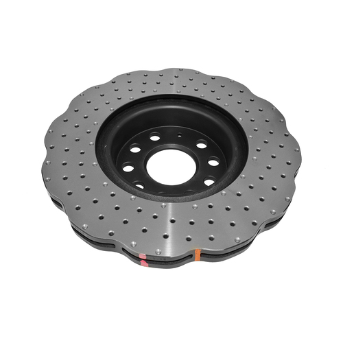 DBA 4000 Series Wave Style Cross Drilled & Dimpled Brake Rotor (1) DBA42806WXD thumbnail