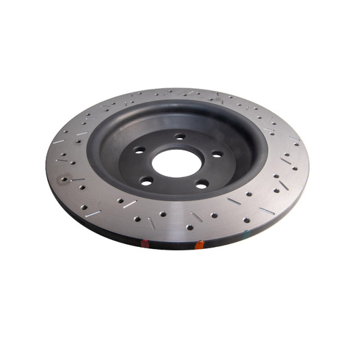 DBA 4000 Series Gold Cross Drilled & Slotted Brake Rotor (1) DBA42969BLKXS thumbnail