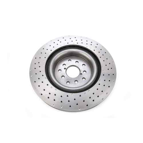DBA 4000 Series Cross Drilled & Dimpled Brake Rotor (1) DBA43050XD-10 thumbnail