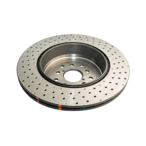 DBA 4000 Series Cross Drilled & Dimpled Brake Rotor (1) DBA43051XD-10 thumbnail