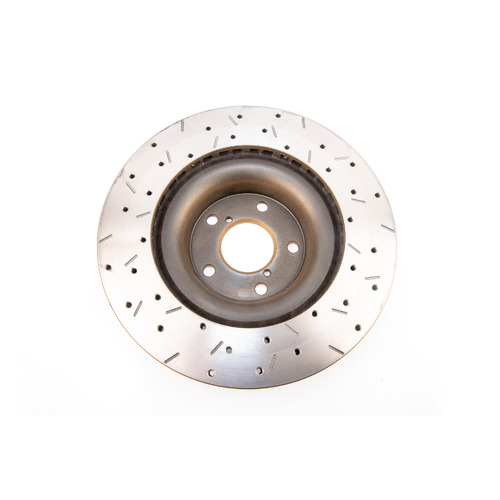 DBA 4000 Series Gold Cross Drilled & Slotted Brake Rotor (1) DBA4650XS thumbnail