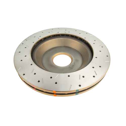 DBA 4000 Series Gold Cross Drilled & Slotted Brake Rotor (1) DBA47820XS thumbnail