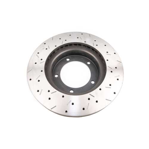DBA 4000 Series Gold Cross Drilled & Slotted Brake Rotor (1) DBA4790XS thumbnail