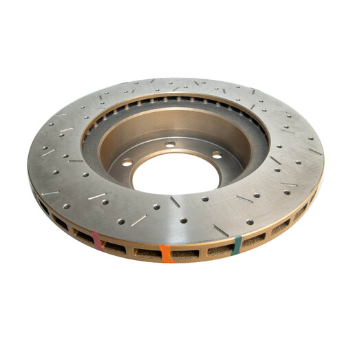 DBA 4000 Series Gold Cross Drilled & Slotted Brake Rotor (1) DBA4792XS thumbnail